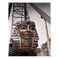 Creepy Carnival King Tut Swing Ride Photo: Gothic Series, Velvet Finish Print