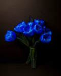 Electric Blue Tulip Bouquet