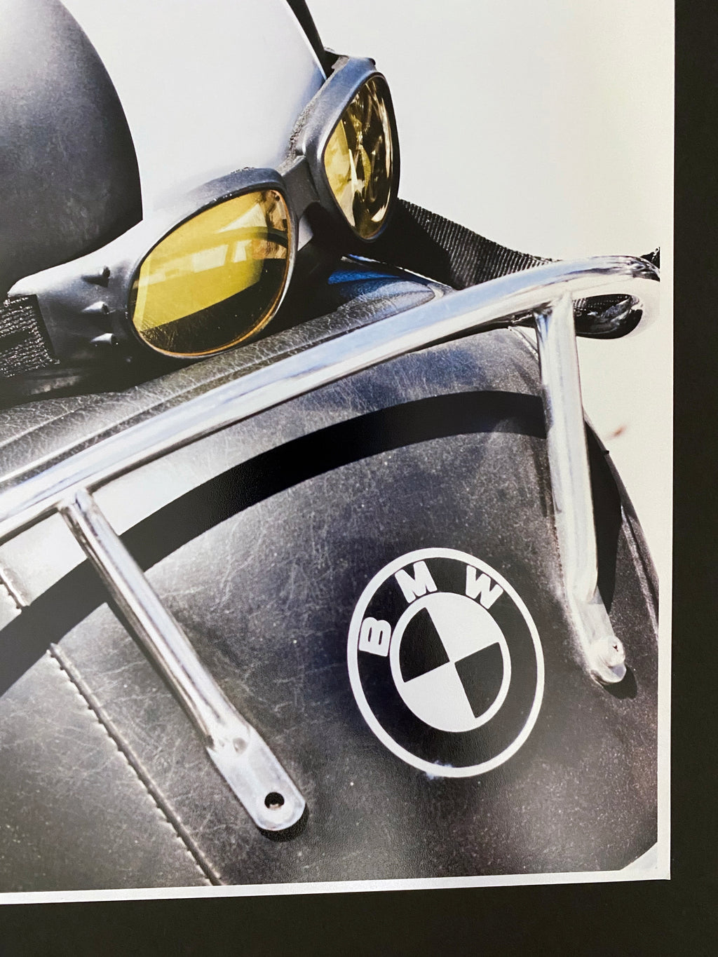 Vintage BMW Cafe Racer Art Print: Signed Motorcycle Photograph 10x15