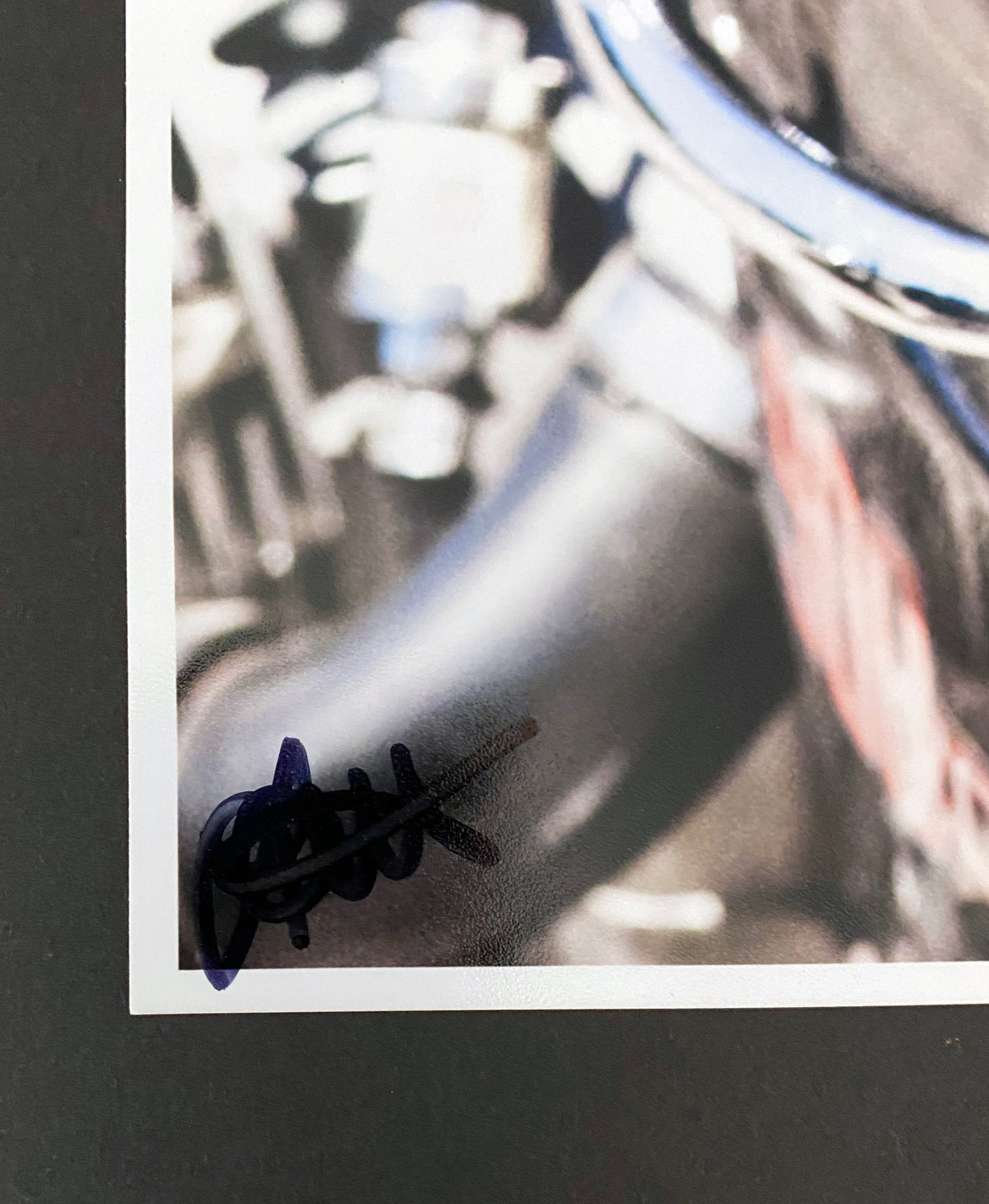 Vintage BMW Cafe Racer Art Print: Signed Motorcycle Photograph 10x15