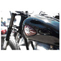 Venice Beach Motorcycle Rally Print: BSA Cafe Racer, Reflected Sun 10x15