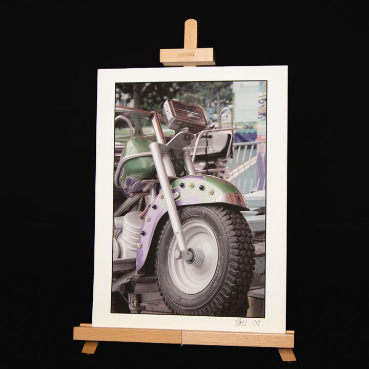Gothic Carnival Motorcycle Photograph: Signed Limited Edition Art Print (12x16 Last One!)