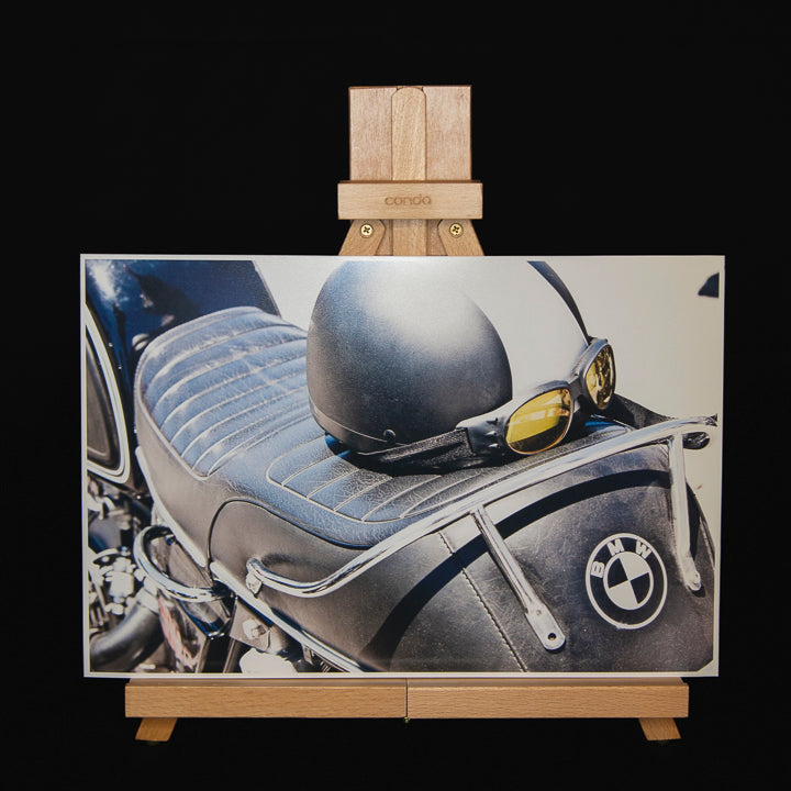 Vintage BMW Cafe Racer Art Print: Signed Motorcycle Photograph 10x15