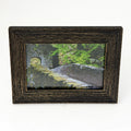 Framed Print Scottish Highlands Stone Bridge In Forest 4x6